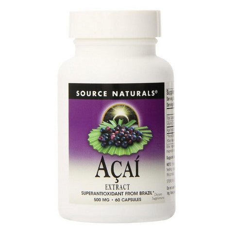 Source Naturals, Acai Extract, 60 Caps Source Naturals