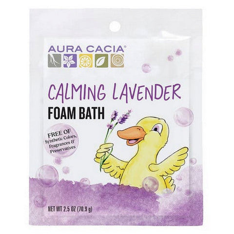 Aura Cacia, Aromatherapy Foam Bath, Kids Calming 2.5 Oz Aura Cacia