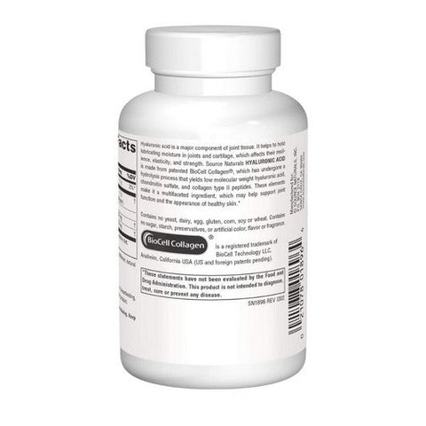 Source Naturals, Hyaluronic Acid, 50 mg, 60 Caps Source Naturals