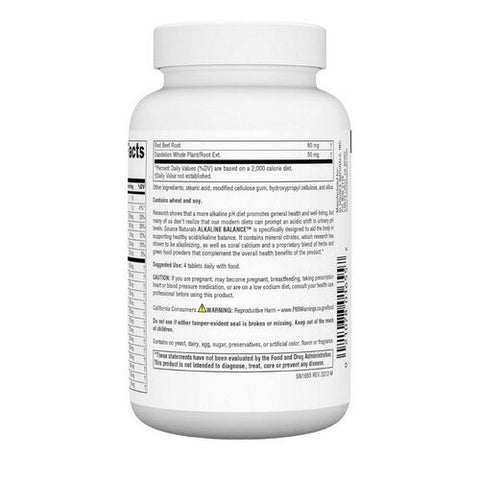 Source Naturals, Alka-balance, 60 Tabs Source Naturals