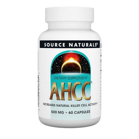 Source Naturals, AHCC with BioPerine, 500 mg, W/o Bioperine 60 Caps Source Naturals