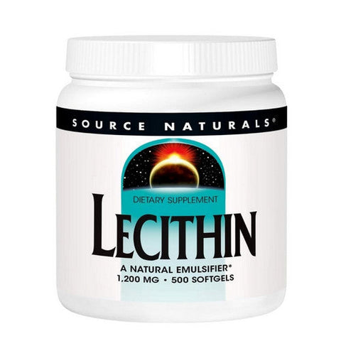 Source Naturals, Lecithin, 1200 mg, 500 Softgels Source Naturals