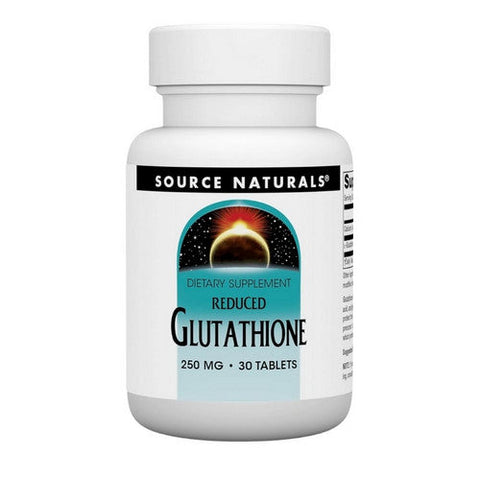 Source Naturals, Reduced Glutathione, 250 mg, 30 Tabs Source Naturals