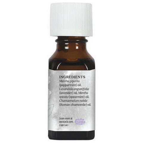 Aura Cacia, Pure Aromatherapy Oil Gray Matter Batter Peppermint And Roman Chamomile, 0.5 Oz Aura Cacia