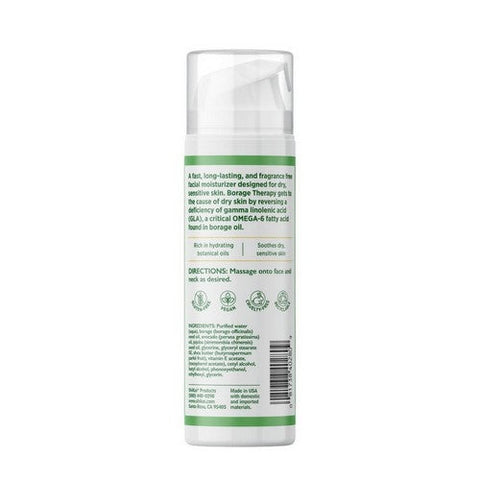 Shikai, BorageTherapy Facial Moisturizer, Facial 24-hour Repair Cream 3 Fl Oz Shikai