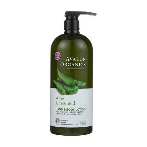 Avalon Organics, Organics Hand And Body Lotion Aloe Unscented, 32 Oz Avalon Organics