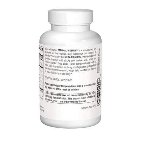 Source Naturals, Mega Primrose, 1350 mg, (Eternal Woman) 60 Softgel Source Naturals