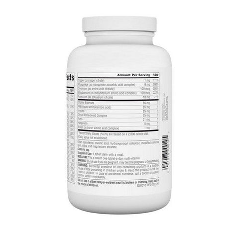Source Naturals, Mega One (Formerly Mega-Vite 85), 180 Tabs