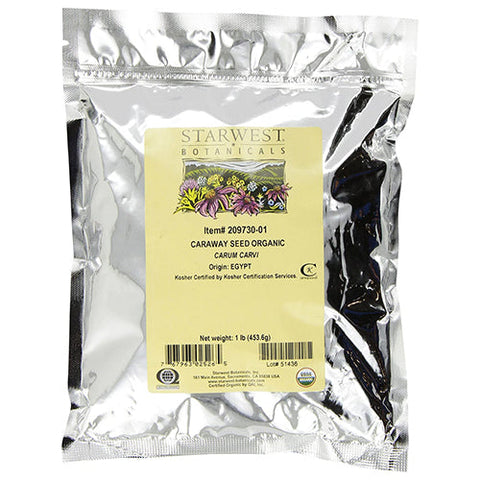 Starwest Botanicals, Organic Caraway Seed, 1 Lb Starwest Botanicals
