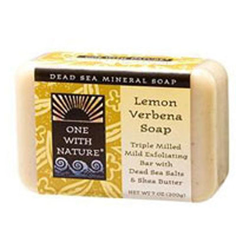 One with Nature, Almond Bar Soap, Lemon Verbena, 7 Oz One with Nature