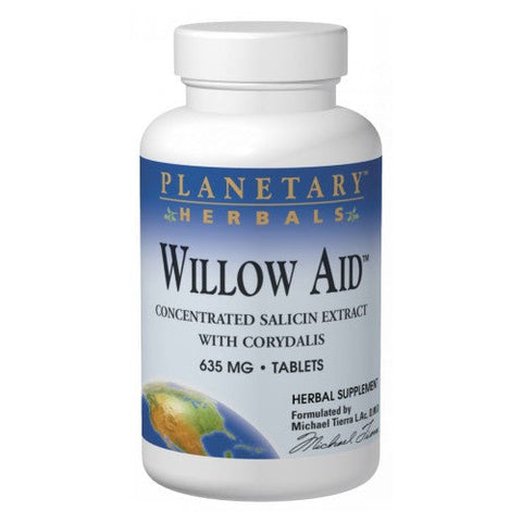 Planetary Herbals, Willow Aid, 30 Tabs Planetary Herbals