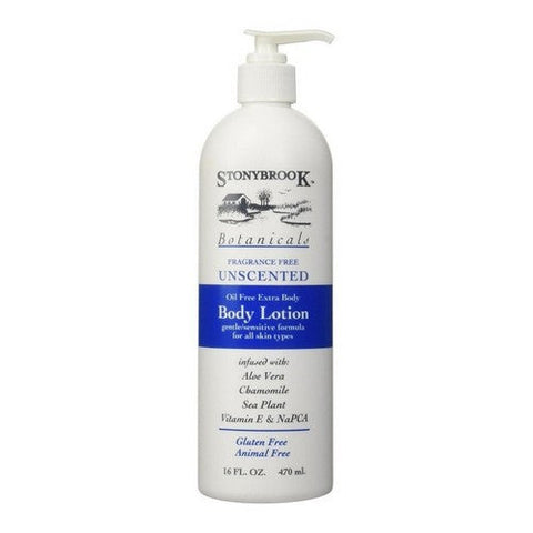 Stony Brook Botanicals, Hand And Body Lotion Unscented, Unscented, 16 Oz Stony Brook Botanicals