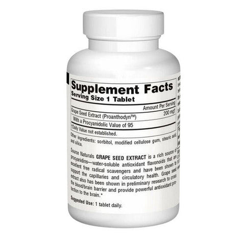 Source Naturals, Proanthodyn, 200 MG, 30 Tabs Source Naturals