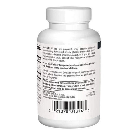 Source Naturals, D-Ribose, 1000 mg, 30 Tabs Source Naturals