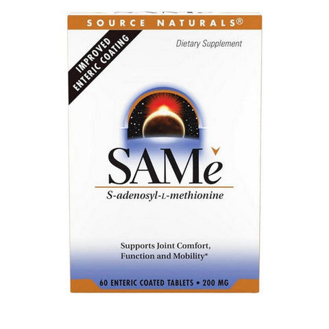 Source Naturals, SAMe, 200 mg, 60 Tabs Source Naturals