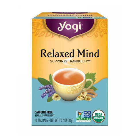 Yogi, Organic Relaxed Mind Tea, 16 bags Yogi
