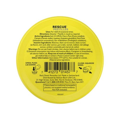 Bach, Pastilles Black Currant, 1.7 Oz Bach