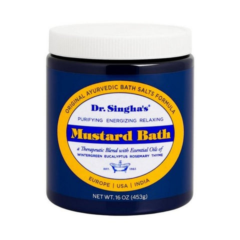 Dr. Singha's, Mustard Bath Ayurvedic Bath Salts, 16 Oz Dr. Singha's