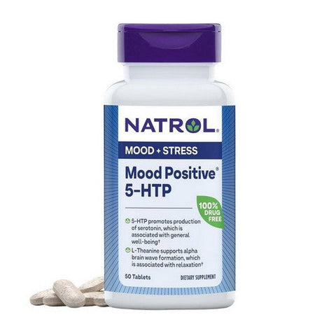 Natrol, Mood Positive 5-HTP, 50 Tabs Natrol