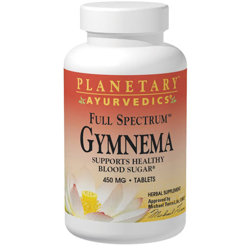 Planetary Ayurvedics, Full Spectrum Gymnema, 450 Mg, 60 Tabs Planetary Ayurvedics