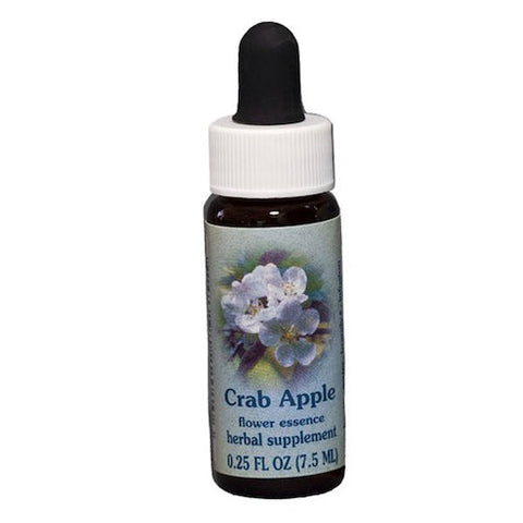 Flower Essence Services, Crab Apple Herbal Supplement Dropper, 0.25 oz Flower Essence Services