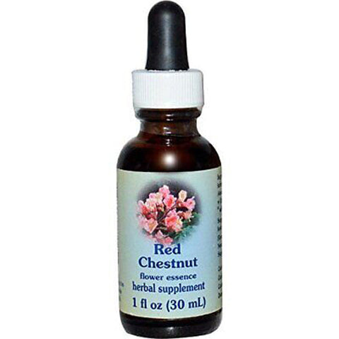 Flower Essence Services, Red Chestnut Dropper, 1 oz Flower Essence Services