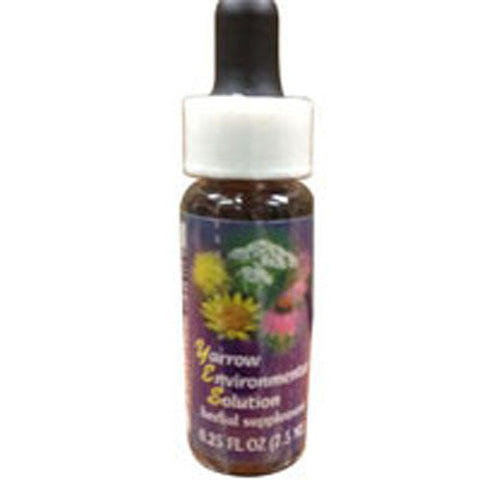 Flower Essence Services, Yarrow Environmental Solution, 0.25 oz Flower Essence Services