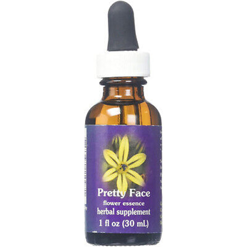 Flower Essence Services, Pretty Face Dropper, 1oz Flower Essence Services