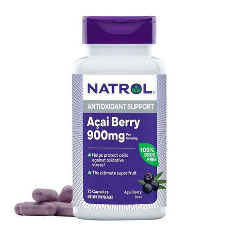 Natrol, Acai, 1000 mg, 60+15 Caps Natrol