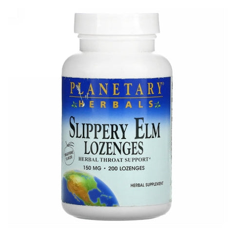 Planetary Herbals, Slippery Elm Lozenge, Tangerine 200 lozenges Planetary Herbals