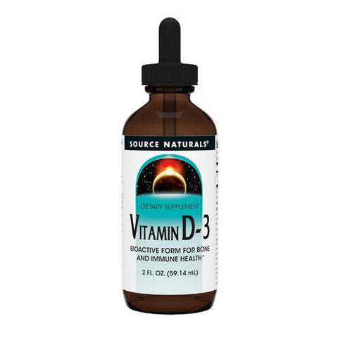 Source Naturals, Vitamin D-3 Liquid, 2 Oz Source Naturals