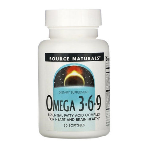 Source Naturals, Omega 3, 6, 9, 30 Softgels Source Naturals