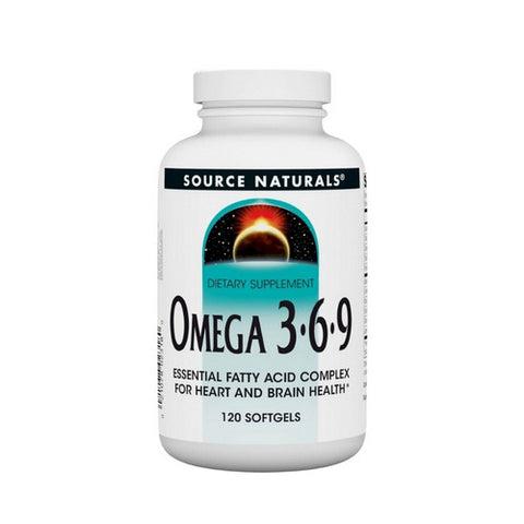 Source Naturals, Omega 3, 6, 9, 120 Softgels Source Naturals