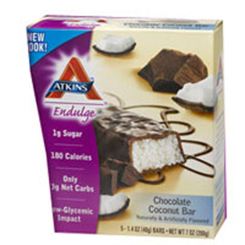 Endulge Bar Chocolate Coconut 5 Bars by Atkins