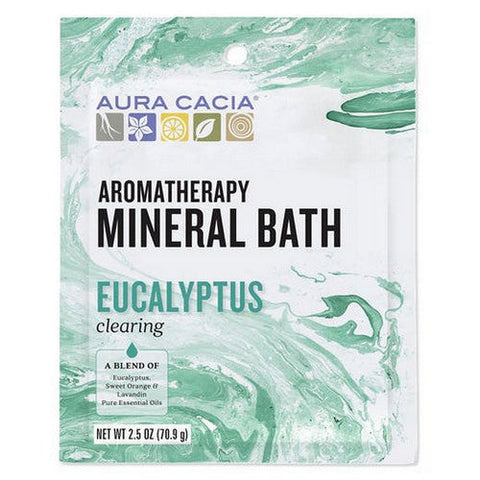 Aura Cacia, Mineral Bath, Eucalyptus Harvest 2.5 oz Aura Cacia