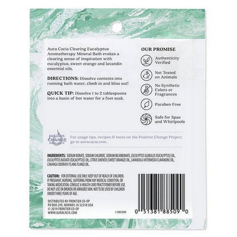 Aura Cacia, Mineral Bath, Eucalyptus Harvest 2.5 oz Aura Cacia