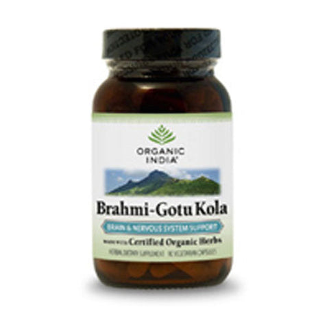 Organic India, Brahmi Gotu Kola, 90 Vcaps Organic India