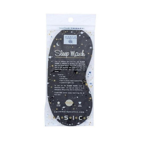 Earth Therapeutics, Sleep Mask Black, 1 Each Earth Therapeutics