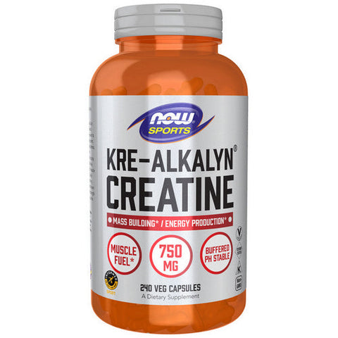 Now Foods, Kre-Alkalyn Creatine, 750mg, 240 caps Now Foods