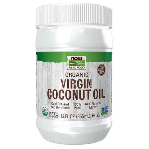 Now Foods, Organic Virgin Coconut Oil, 12 oz Now Foods