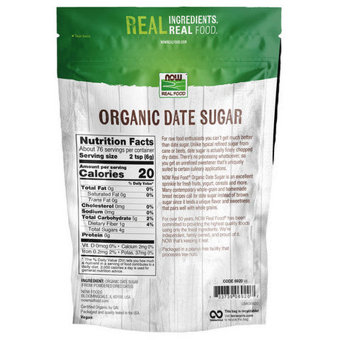 Now Foods, Date Sugar, 1 lb Now Foods