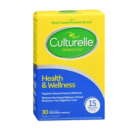Culturelle, Health And Wellness Probiotic Vegetarian, 30 Caps Culturelle