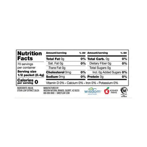 Sweetleaf Stevia, Stevia Sweetener, 1 Oz Sweetleaf Stevia