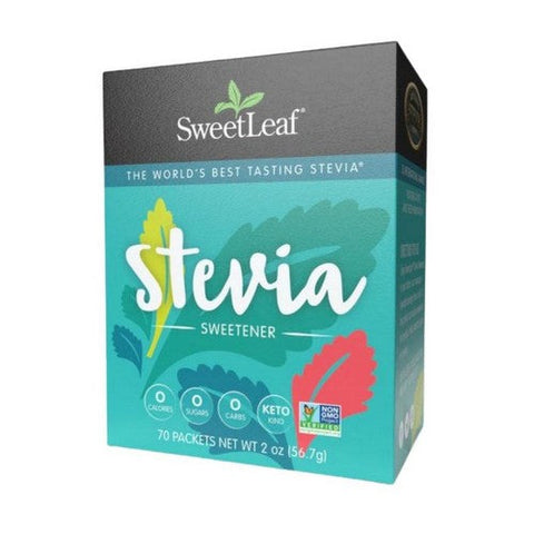Sweetleaf Stevia, Stevia Sweetener, 70 Packets Sweetleaf Stevia
