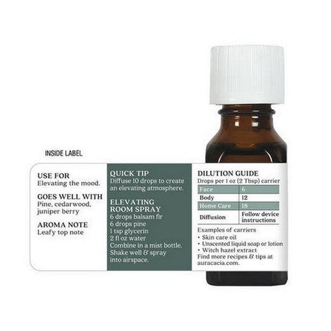 Aura Cacia, Pure Essential Oil Balsam Fir Needle, 0.5 Oz Aura Cacia