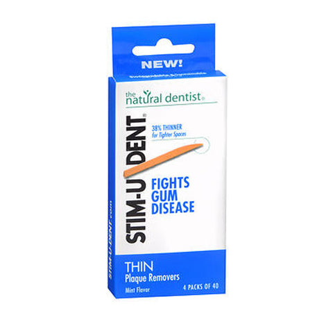 Natural Dentist, Stim-U-Dent Plaque Removers, Thin Mint 160 each Natural Dentist