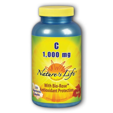Nature's Life, Vitamin C, 1000 mg, 250 vcaps Nature's Life