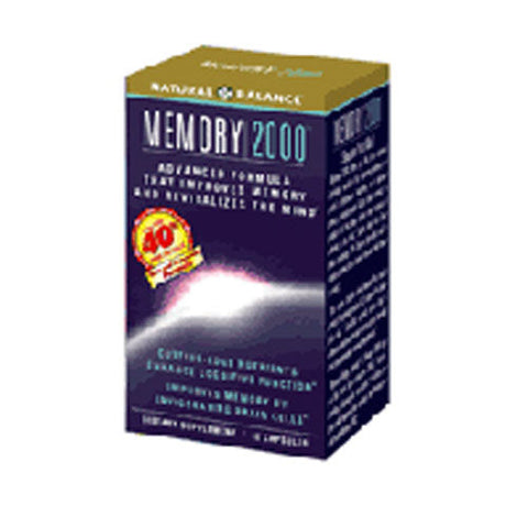 Natural Balance (Formerly known as Trimedica), Memory 2000, 42 caps Natural Balance (Formerly known as Trimedica)