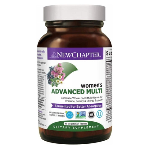New Chapter, Women's Advanced Multivitamin, 72 Veg Tabs New Chapter