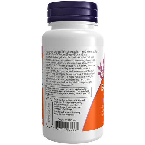 Now Foods, Beta Glucans with ImmunEnhancer, 60 vcaps Now Foods